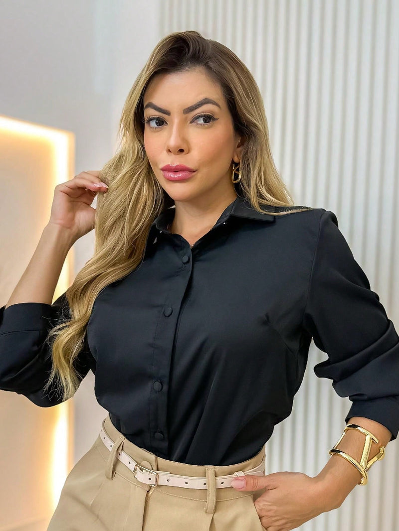 Blusa social feminina