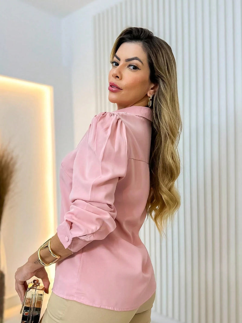 Blusa social feminina