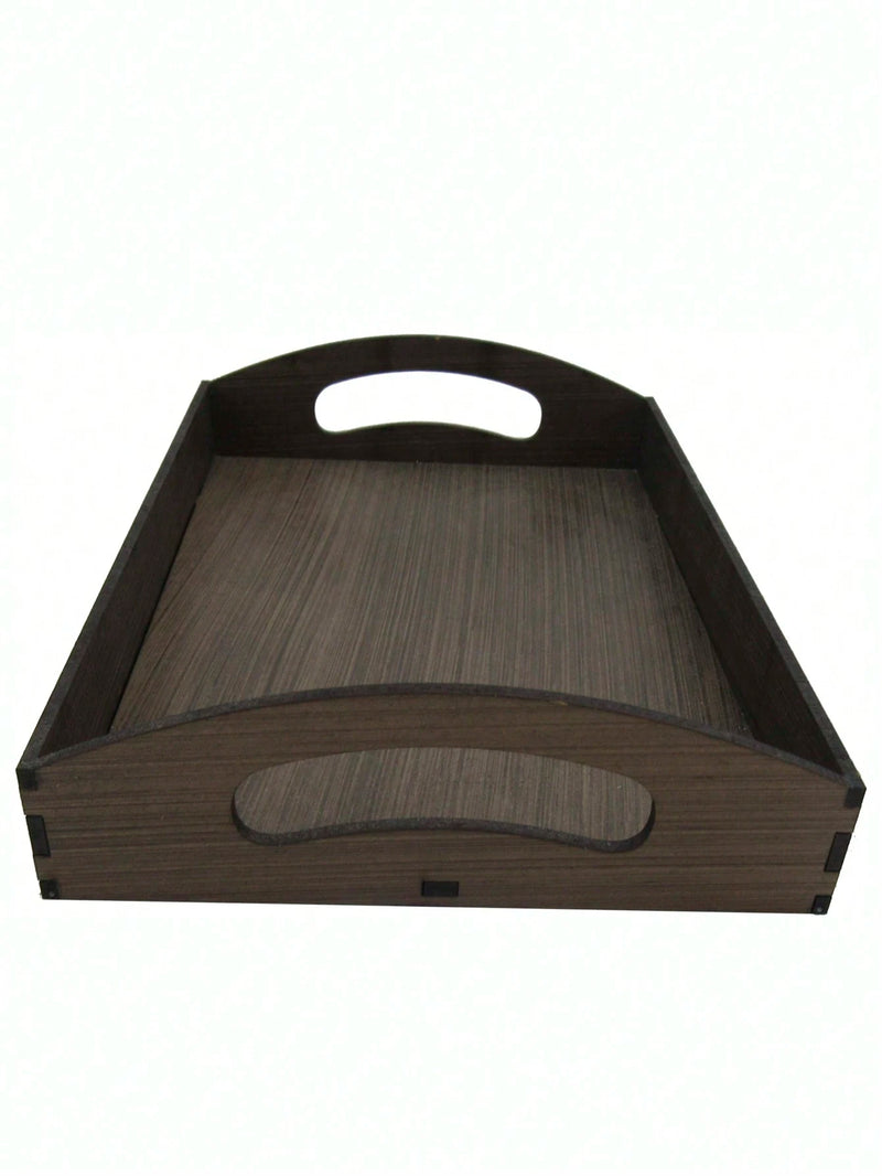 Kit 6 Xícaras Com Bandeja Cantinho do Café MDF