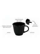 Kit 6 Xícaras Com Bandeja Cantinho do Café MDF