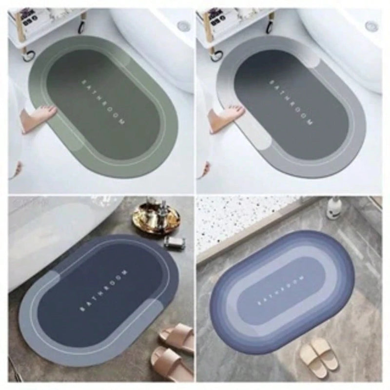 Tapete Absorvente Antiderrapante Para Banheiro