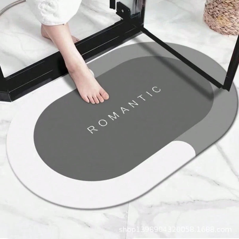 Tapete Absorvente Antiderrapante Para Banheiro