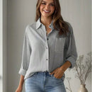 Camisa Social Listrada estilo Clean Girl/Woman