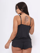 Baby Doll Renda bicolor