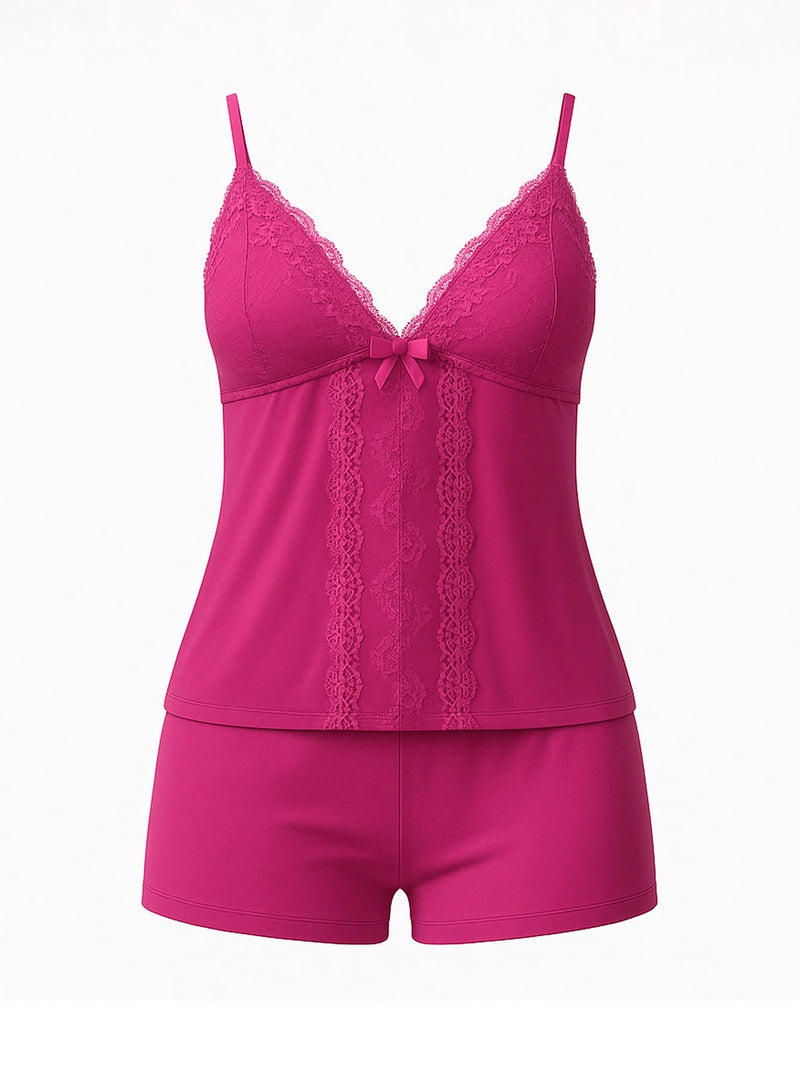 BabyDoll feminino com detalhes em renda