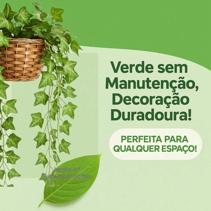 Trepadeira Artificial 2x2M com Vaso