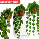 Trepadeira Artificial 2x2M com Vaso