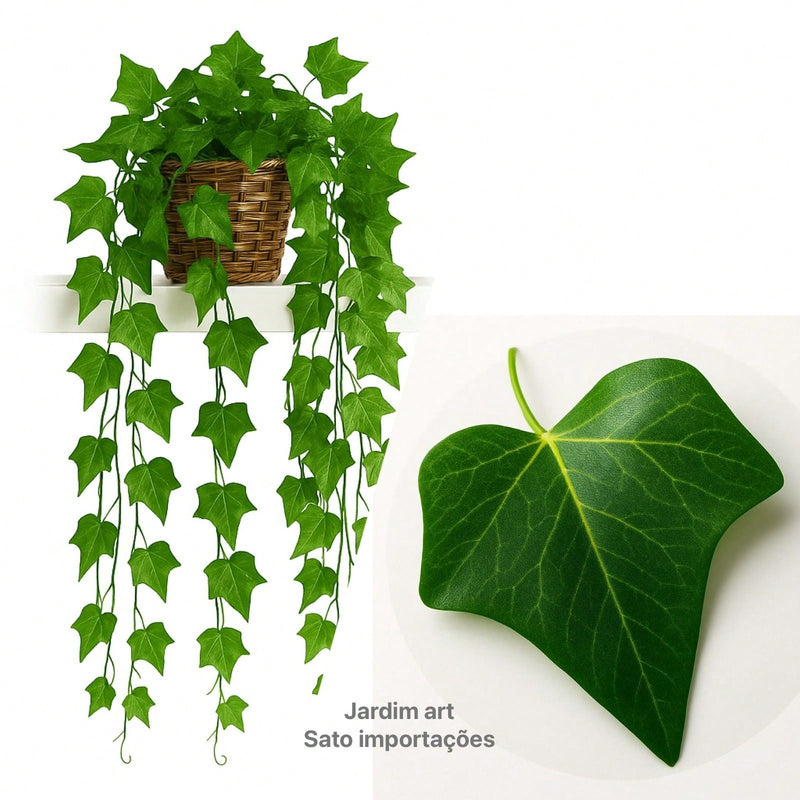 Trepadeira Artificial 2x2M com Vaso