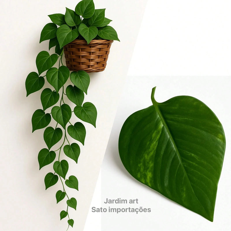 Trepadeira Artificial 2x2M com Vaso