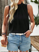 Blusa Social Regata Gola Alta