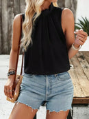 Blusa Social Regata Gola Alta 