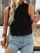 Blusa Social Regata Gola Alta 