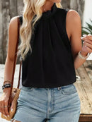 Blusa Social Regata Gola Alta 