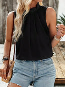 Blusa Social Regata Gola Alta 