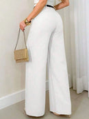 Calça Feminina Alfaiataria Com Cinto.