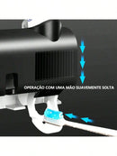 Dispenser Automático de Pasta de Dente Com Suporte Para Escovas de Dente e Esterilizador U Recarregável 