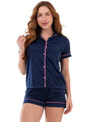 Pijama Feminino manga curta